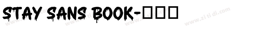 Stay Sans Book字体转换